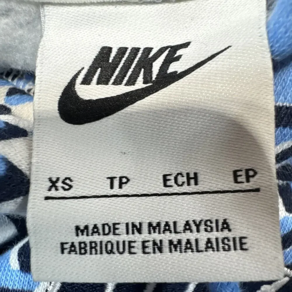 Nike Sportswear Blue& White Phoenix Fleece x Nike United Oversized Hoodie XS